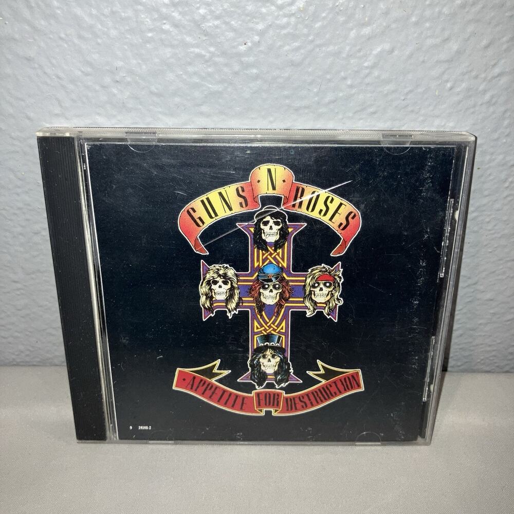 Cd Used Guns N' Roses Appetite For Destruction 1987 Geffen Records See Pics